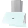 Image de vidaXL - Hotte - hotte décorative - largeur : 60 cm - profondeur : 36 cm - evacuation & recyclage - blanc/argent