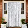 Image de Moustiquaire Gris et blanc 100x220 cm Chenille