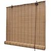 Image de vidaXL Store roulant Bambou Marron 140 x 160 cm