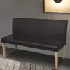 Image de Banc 139,5 cm Marron foncé Similicuir