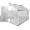 Image de vidaXL Tuinkas met basisframe 6,05 m² versterkt aluminium41318