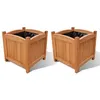 Image de Ensemble de 2 lits surélevés Bois 30x30x30 cm
