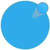 Image de Couverture de piscine ronde 549 cm PE Bleu