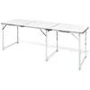 Image de Table pliante de camping en aluminium avec hauteur ajustable