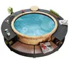 Image de Tourbillon Surround Rotin Poly Noir