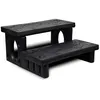 Image de vidaXL Spatrap zwart90717