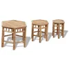 Image de vidaXL Tabourets de jardin lot de 3 bambou41495