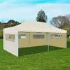 Image de vidaXL Tente de réception pliable crème 3 x 6 m