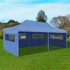 Image de vidaXL Tente de réception pliable bleue 3 x 6 m