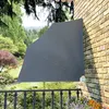 Image de vidaXL Auvent latéral pliable de balcon Gris 140x140 cm