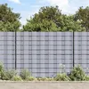 Image de vidaXL Tuinscherm 70x0,19 m PVC lichtgrijs41619