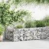 Image de Vidaxl Jardinière Gabion en Acier Galvanisé, 180 X 90 X 50 Cm