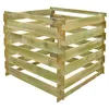 Image de Bac à compost - vidaXL - Carré Bois - 0,54 m³ - Vert - Facile à assembler
