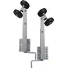 Image de Vidaxl Deux Supports pour Remorque de Bateau, Roues Doubles, 59-84 Cm