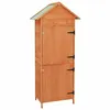 Image de Armoire de rangement de jardin Marron 42,5x64x190 cm