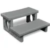 Image de vidaXL Spatrap grijs 90881