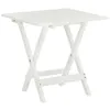 Image de Table de bistro Blanc 46x46x47 cm Bois d acacia massif