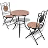 Image de Ensemble de bistro 3 pcs Carreaux céramiques Terre cuite