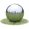 Image de Fontaine de Jardin LED en Acier Inoxydable, Boule, 30 cm