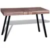 Image de Table a manger fixe sans tiroir vidaxl 2 personnes en bois 119 x 119 cm