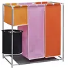 Image de vidaXL 3-delige Wassorteerder met wasmand242058
