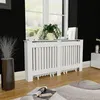 Image de vidaXL Radiatorombouw 152 cm MDF wit242190