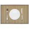 Image de vidaXL 6 st Placemats 30x45 cm bamboe bruin242108