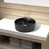 Image de Vasque - Céramique - Rond - Blanc - Intérieur - Design moderne