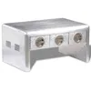 Image de vidaXL Table basse 3 tiroirs vintage Style d'aviation