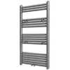 Image de vidaXL Sèche-serviettes Porte-serviette à rails droits Gris de 600x1160 mm 141892