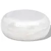 Image de vidaXL Table basse martelée en aluminium Argenté