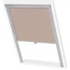 Image de vidaXL Store Enrouleur Occultant Beige 206 Fenêtre de Toit Bureau Rideau 131250