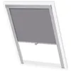 Image de vidaXL Store Enrouleur Occultant Gris C04 Fenêtre de Toit Bureau Rideau 131266