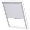 Image de vidaXL Store Enrouleur Occultant Blanc P06/406 Fenêtre Toit Bureau Rideau 131285