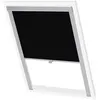 Image de vidaXL Store Enrouleur Occultant Noir 206 Fenêtre de Toit Bureau Rideau 131292