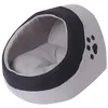 Image de vidaXL Kattenmand M grijs en zwart131368