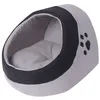 Image de vidaXL Kattenmand L grijs en zwart131369