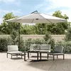 Image de vidaXL Parasol de Jardin en Porte-à-faux, Pare-soleil de Patio, Abri de Soleil, Parasol Suspendu avec Manivelle Terrasse 42199