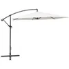 Image de vidaXL Parasol de Jardin en Porte-à-faux, Pare-soleil de Patio, Abri de Soleil, Parasol Suspendu avec Manivelle Terrasse 42202