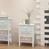 Image de vidaXL Armoire de rangement en style français 3 tiroirs Bois