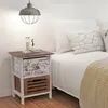 Image de vidaXL Tables de chevet 2 pcs en bois