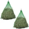 Image de vidaXL Filet à foin 2 pcs Rond 0,75 x 0,5 m PP