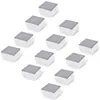 Image de vidaXL Lampes LED enterrées 12 pcs 100x100x68 mm