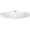 Image de vidaXL Tête de douche plongeante ronde en acier inoxydable 25 cm