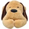 Image de vidaXL Chien en peluche 120 cm Marron 80143