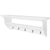 Image de vidaXL Porte-manteau PFDM blanc style baroque