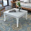 Image de vidaXL Table basse 80 x 80 x 42 cm Laquée Blanc