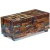 Image de vidaXL Coffre table basse Bois de récupération massif 80 x 40 x 35 cm