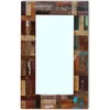 Image de vidaXL Miroir Bois de récupération massif 80 x 50 cm