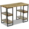 Image de vidaXL Bureau en bois de manguier 110 x 50 x 76 cm